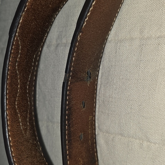 Ariat Western Brown Tooled Leather Belt with Silver Buckle Womens OS 38" - Picture 8 of 11